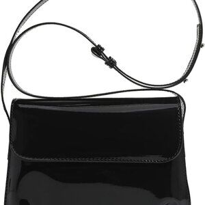 Patent Leather Handbag Women Small Clutch Shoulder Purse Evening Bag